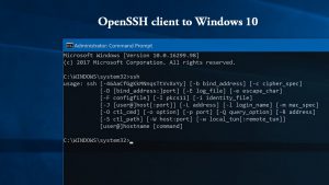 Microsoft quietly adding a Built-in OpenSSH client to Windows 10 | Web ...